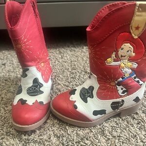 Kids Red Jessie Cowboy Boots